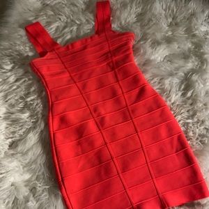 Hot Pink Bandage Dress!